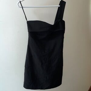Deb, Single strap, Black Cocktail Dress